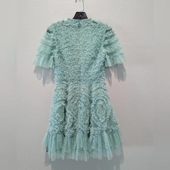 Needle & Thread Verity Ruffle V-Neck Mini dress - Picture 2 of 7